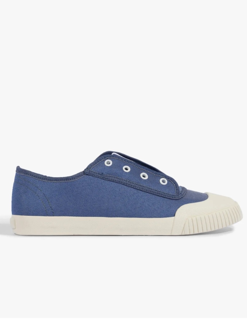 SCHUTZ MASSEY LONA/ELAST/JEANS/WHIT Denim Sneakers - Picture 2 of 13